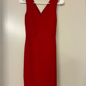 Banana Republic Red Midi Dress